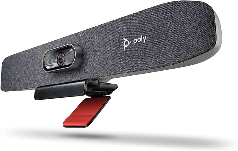 Poly Studio R30 Plus USB Video Bar & BT Remote with HP USB-C Dock G5 Video Conferencing Bundle