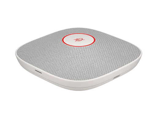 Poly A2 White Table Microphone w/ Mounting Plate I/O cables