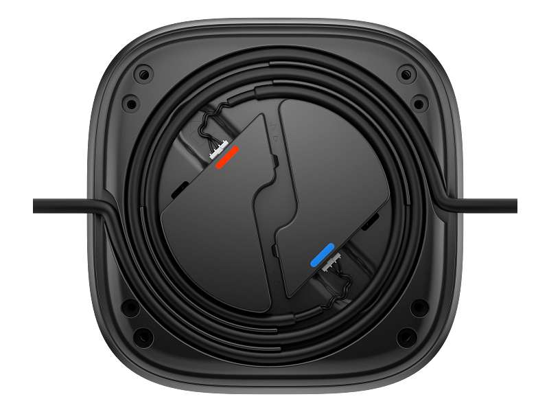 Poly A2 Black Table Microphone w/ Mounting Plate I/O cables