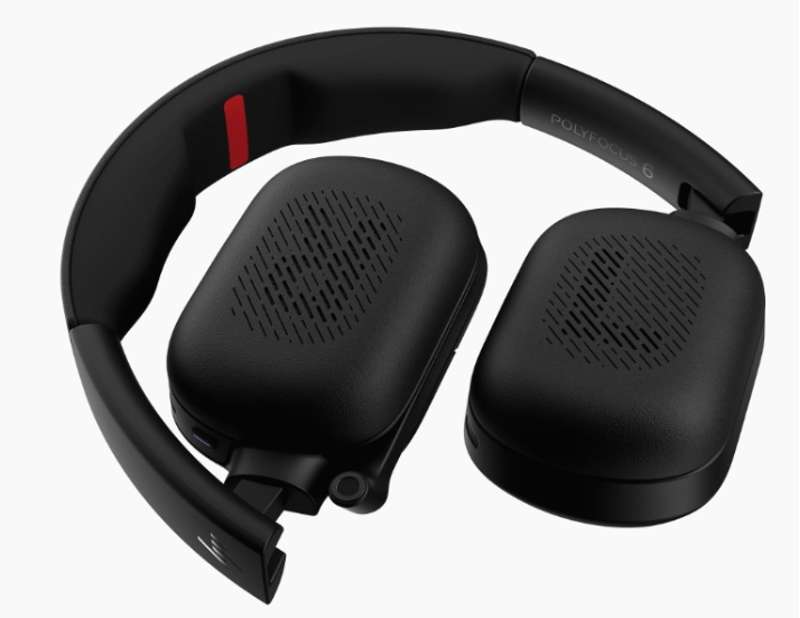 Poly Voyager Focus 625 Fold Stereo Bluetooth Headset UC USB-C