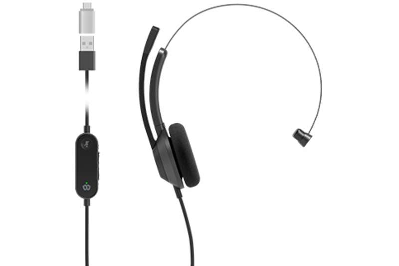 Cisco Headset 321 Wired Single On-Ear Carbon Black USB-C (HS-W-321-C-USBC)