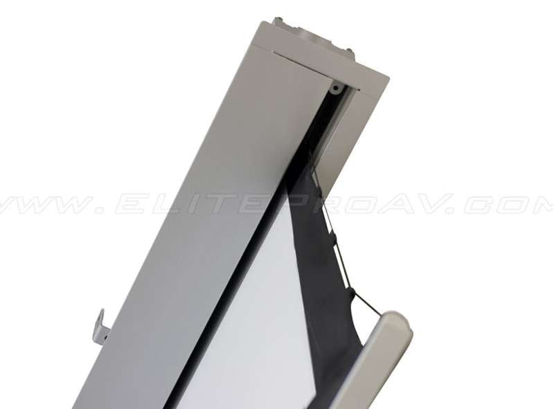 Elite Evanesce Tab-Tension Series, 114-inch Diag. 16:10 Electric Screen, CineWhite Material