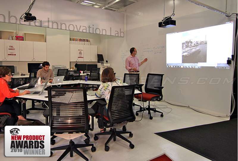 Elite Insta-DE Series, 245-inch Diag., 4:20 WhiteBoard / Pliable Screen, VersaWhite Surface