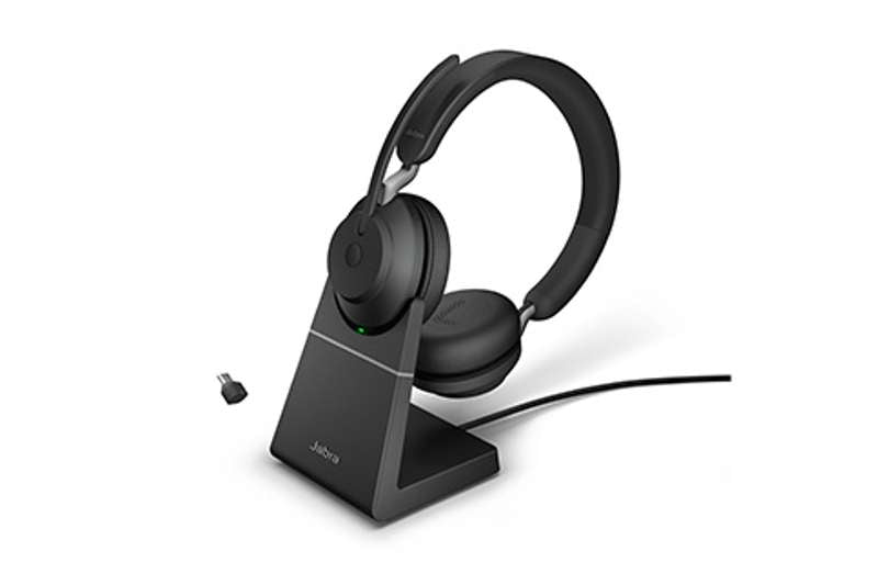 Jabra Evolve2 65 Wireless UC Headset, Link 390c, Charging Stand (26599-989-889-01)