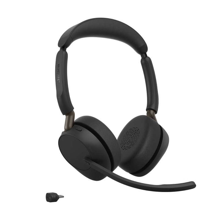 Jabra Evolve3 65 Stereo MS Headset - USB-C with LINK 390c Bluetooth Adapter
