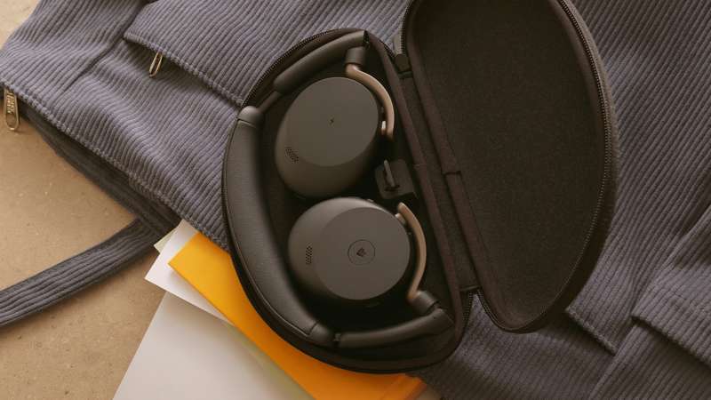 Jabra Evolve3 65 Flex MS Headset - USB-A with LINK 390a Bluetooth Adapter - Black