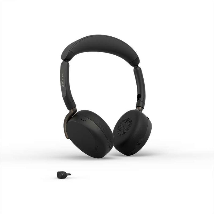 Jabra Evolve3 65 Flex UC Headset - USB-A with LINK 390a Bluetooth Adapter - Black
