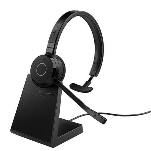 Jabra Evolve 65 TE Link 390 Microsoft Teams Mono Wireless Headset + Stand (6693-833-399)