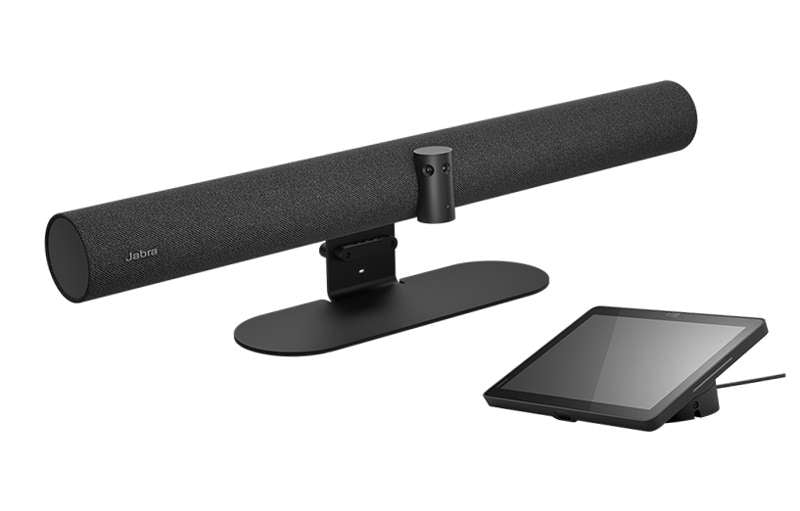 Jabra PanaCast Video Conferencing Room Kit Multi (P55 Video Bar & Touch Controller, SpeakerMic, Huddly L1, Crew)