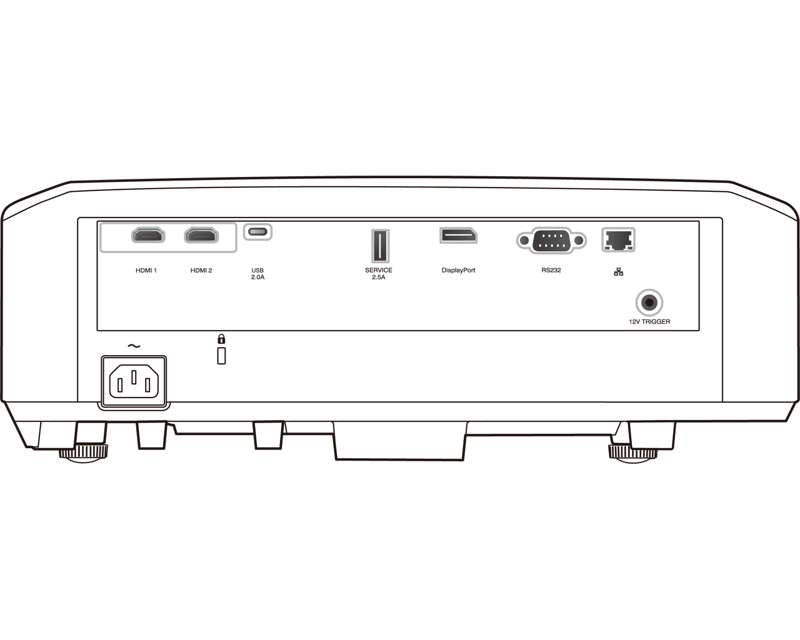 JVC LX-NZ30W 4K 3,000 Lumen Laser DLP Projector