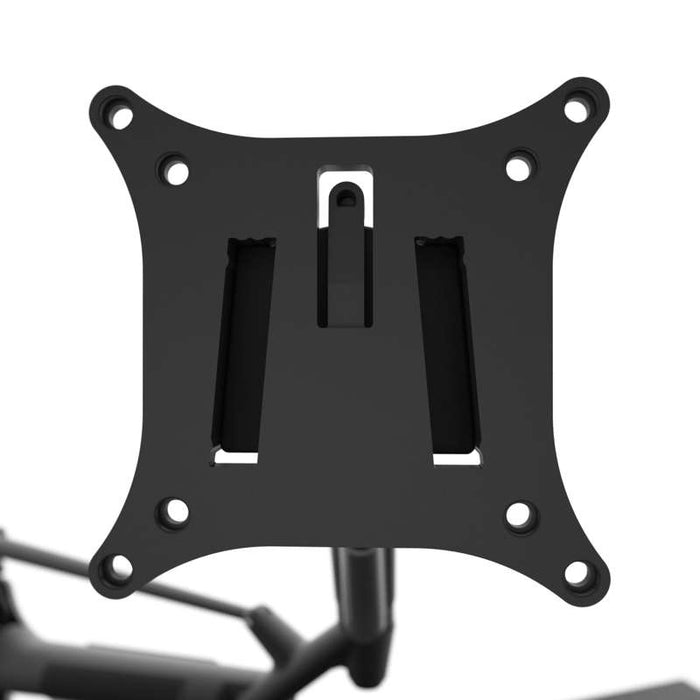 Kanto Dual-Monitor Gas Shock Desktop Mount for 17-inch to 32-inch Displays - Black