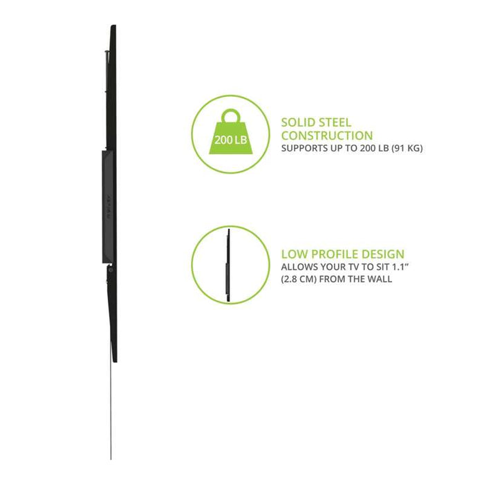 Kanto Fixed Low Profile TV Wall Mount for 55" - 120" TVs