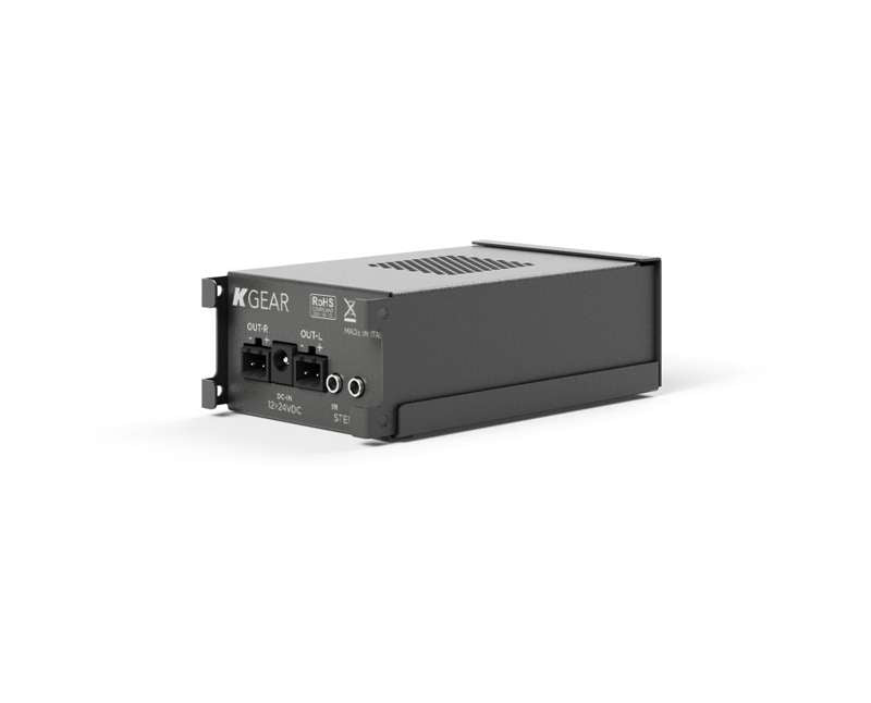 K-array K-Gear GA201 - Compact 2-Channel Class D Mini Power Amplifier with 2x125W Output