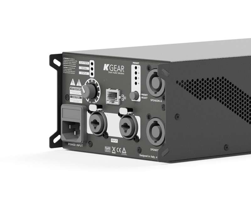 K-array K-Gear GA43 Compact 4-channel Class D amplifier