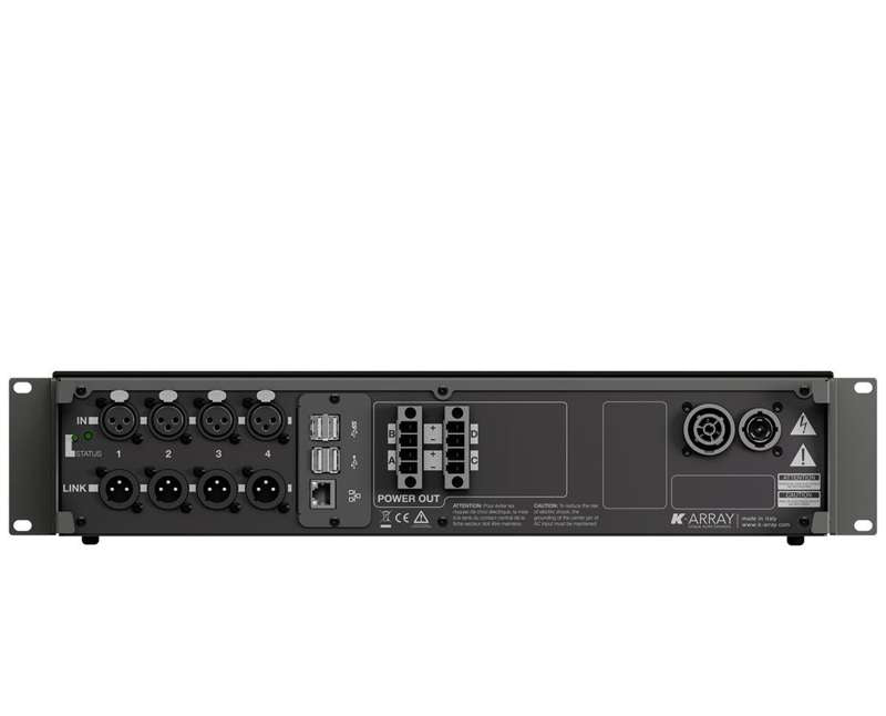 K-array Kommander-KA104 4x2500W at 4ohms Class-D Amplifier with DSP