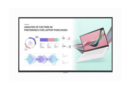 LG Electronics 65" UH5J Series 4K UHD Display with webOS Smart Signage Platform