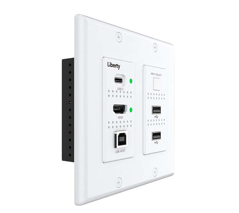 Liberty AV Solutions Digitalinx Series 4K60 HDMI & USB-C HDBaseT 3.0 Wall Plate Extension Set