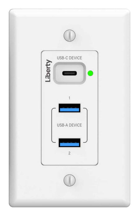 Liberty AV Solutions Intelix Series USB3.2 Gen 1 Extender Client Wall Plate
