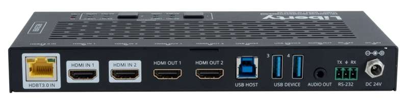Liberty AV Solutions TeamUp+ Series Dual or Single Screen Collaboration Switcher / Extender / Hub