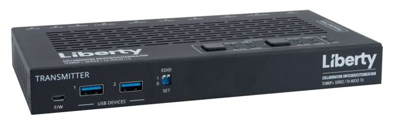 Liberty AV Solutions TeamUp+ Series Dual or Single Screen Collaboration Switcher / Extender / Hub