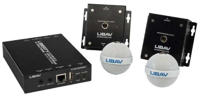 Liberty AV Solutions TeamUp+ Series All-in-one USB Ceiling Microphone Set