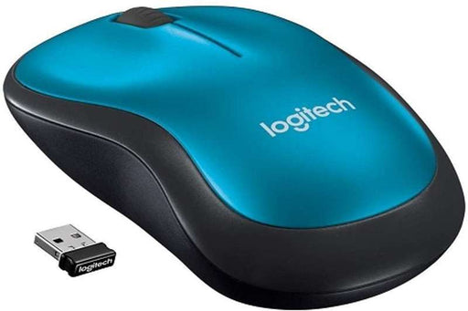Logitech M185 Wireless Mouse 2.4 GHz (Blue)