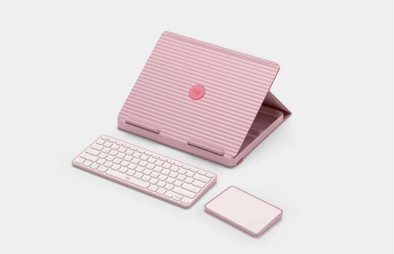 Logitech Casa Pop-Up Desk All-in-one Kit: Stand, Keyboard, Touchpad