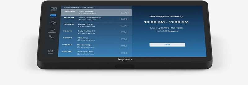 Logitech TAP Touch Meeting Room Controller + Cat 5e Kit 939-001950