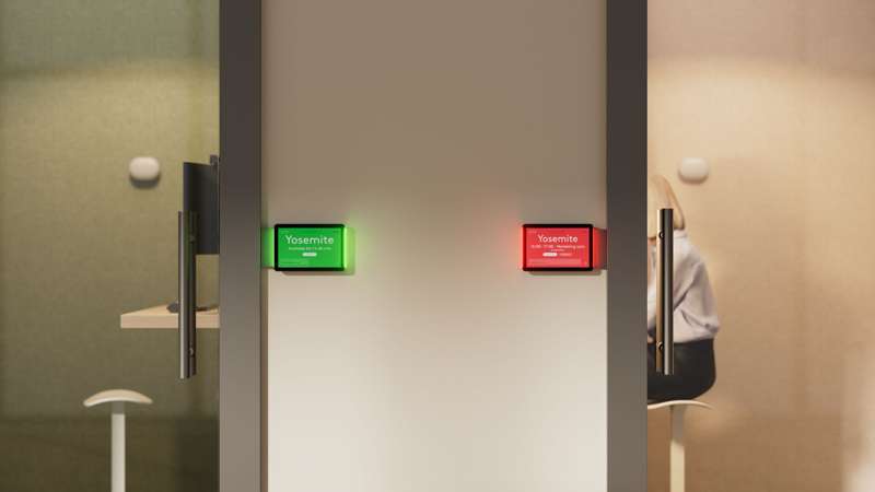 Logitech Tap Scheduler 2 Room Scheduling Panel, Graphite