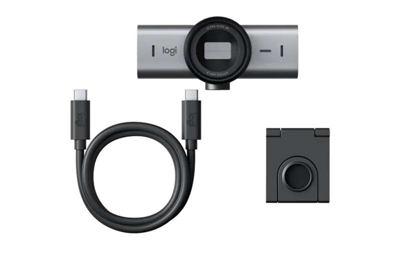 Logitech MX Brio 705 for Business 4K Webcam with AI-powered Image Enhancement