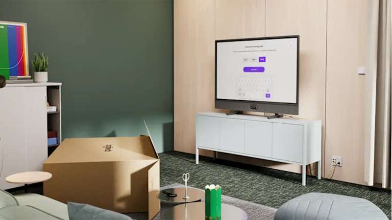 Logitech Rally Board 65 Video Conferencing Touchscreen Display, Off-White