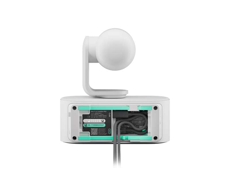 Logitech Rally AI Pro Video Conferencing Camera, Off-White