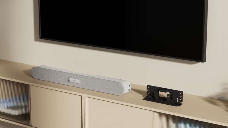 Logitech Rally Bar 2 -  4K All-in-One Video Bar with 4x HD Digital Zoom for Medium to Large Meeting Rooms (Off-White)