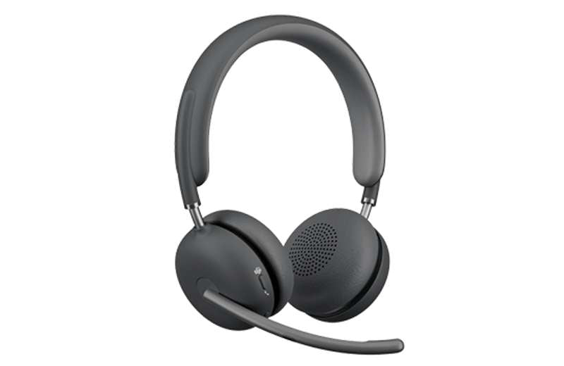 Logitech Zone Wireless 2 AI-Powered Headset, Graphite Teams version, native Bluetooth
