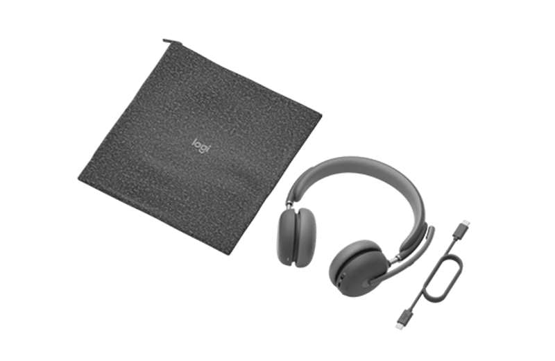 Logitech Zone Wireless 2 AI-Powered Headset, Graphite Teams version, native Bluetooth