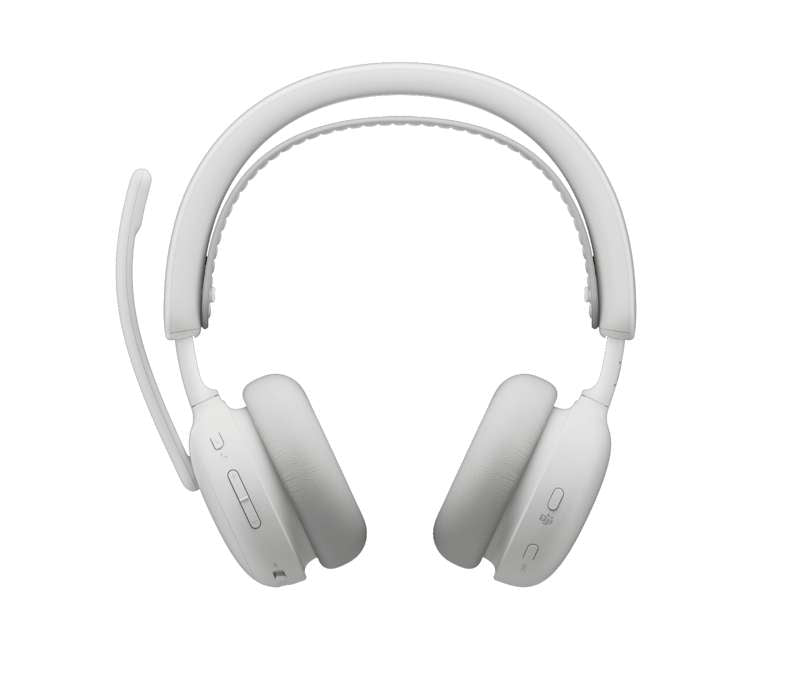 Logitech Zone Wireless 2 ES for Business Wireless Headset - Teams version w/receiver, Off-white