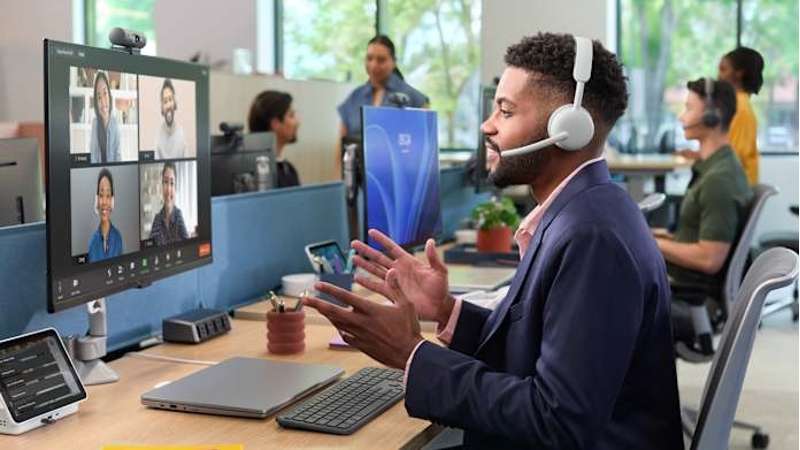 Logitech Zone Wireless 2 ES for Business Wireless Headset - Teams version w/receiver, Off-white