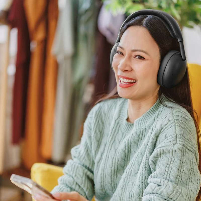 Logitech Zone Vibe Pro Adaptive Noise-Canceling Headphone with AI-powered Voice Isolation, Black