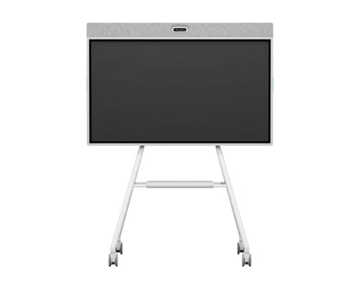 Logitech Rally Board 65" Touchscreen Monitor(Off-White) and Cart Bundle