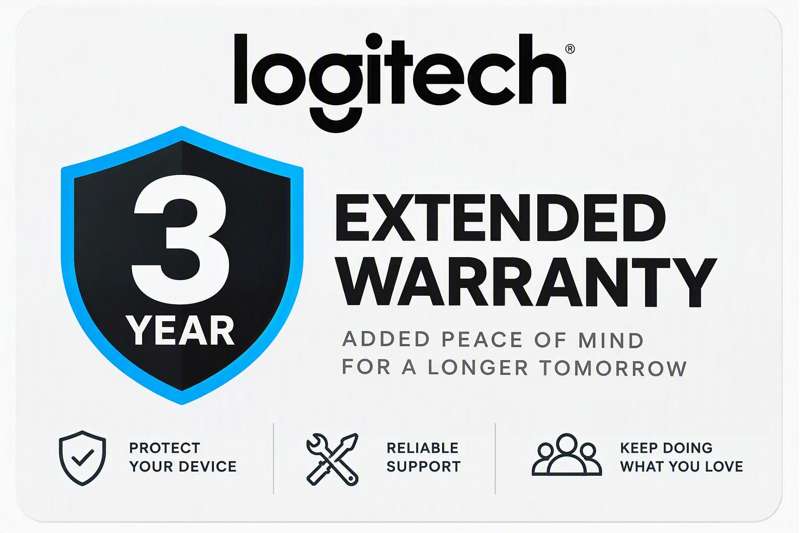 Logitech Three year extended warranty for Logitech Rally Bar 2