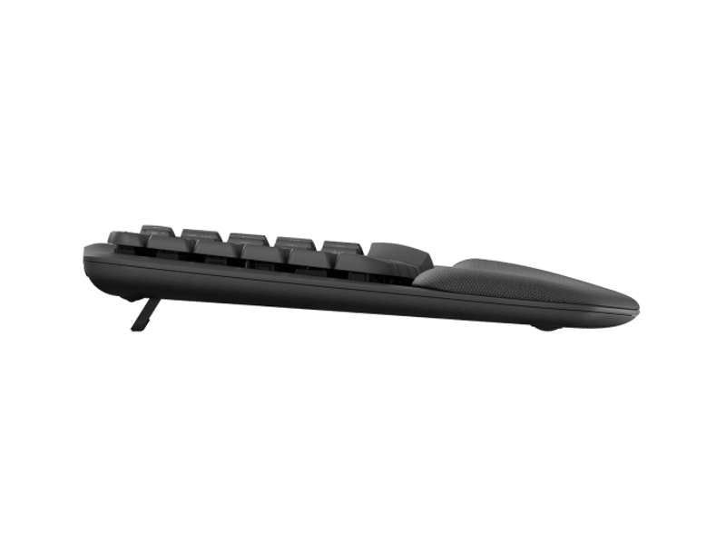 Logitech Ergonomic Bundle - Wave Keys Keyboard, Vertical Lift Mouse, Brio 505 Webcam, & Zone 305 Headset - UC Version