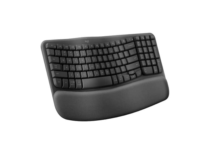 Logitech Ergonomic Bundle - Wave Keys Keyboard, Vertical Lift Mouse, Brio 505 Webcam, & Zone 305 Headset - UC Version