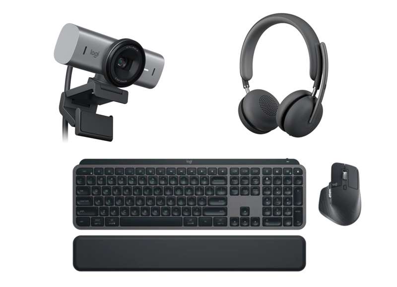 Logitech Executive Bundle - MX Keys Combo, Brio 705 HD Webcam & Zone Wireless 2 Headset