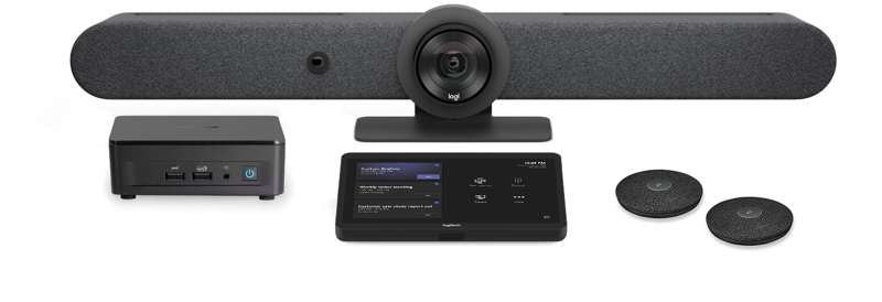 Logitech Rally Bar Room Kit + NUC  - Microsoft Teams Rooms on Windows (TAA)