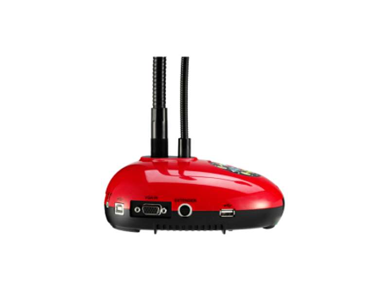 Lumens DC193 Ladibug Document Camera, 20× Zoom, 30 fps, HDMI Pass‑Through, 4 TB USB Storage, Red