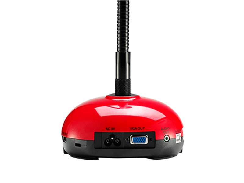Lumens DC193 Ladibug Document Camera, 20× Zoom, 30 fps, HDMI Pass‑Through, 4 TB USB Storage, Red
