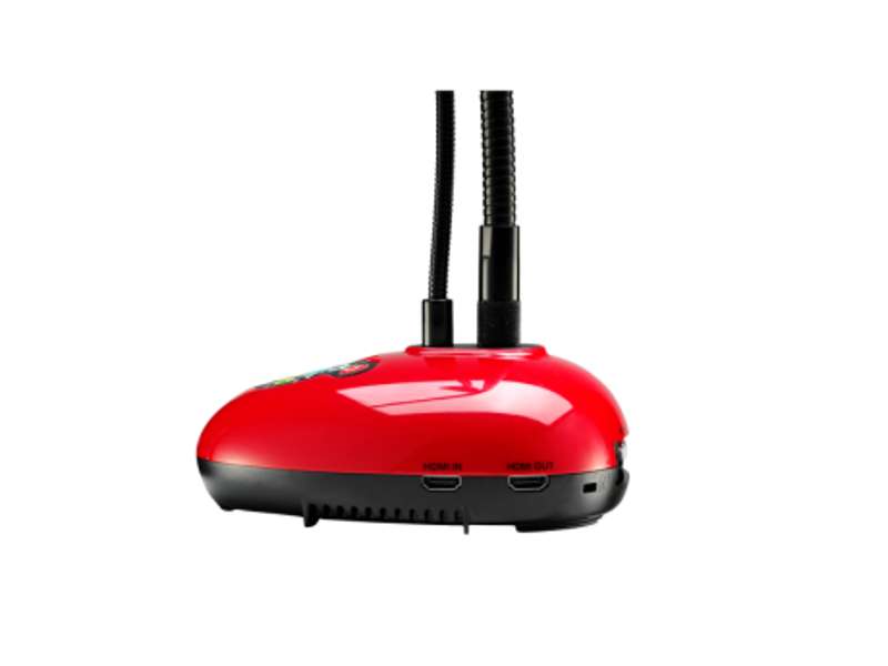 Lumens DC193 Ladibug Document Camera, 20× Zoom, 30 fps, HDMI Pass‑Through, 4 TB USB Storage, Red