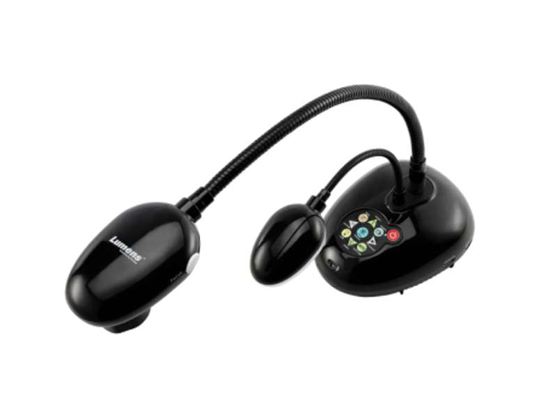 Lumens PC193 Ladibug Document Camera, 20× Zoom, 30 fps, HDMI Pass‑Through, 4 TB USB Storage, Black