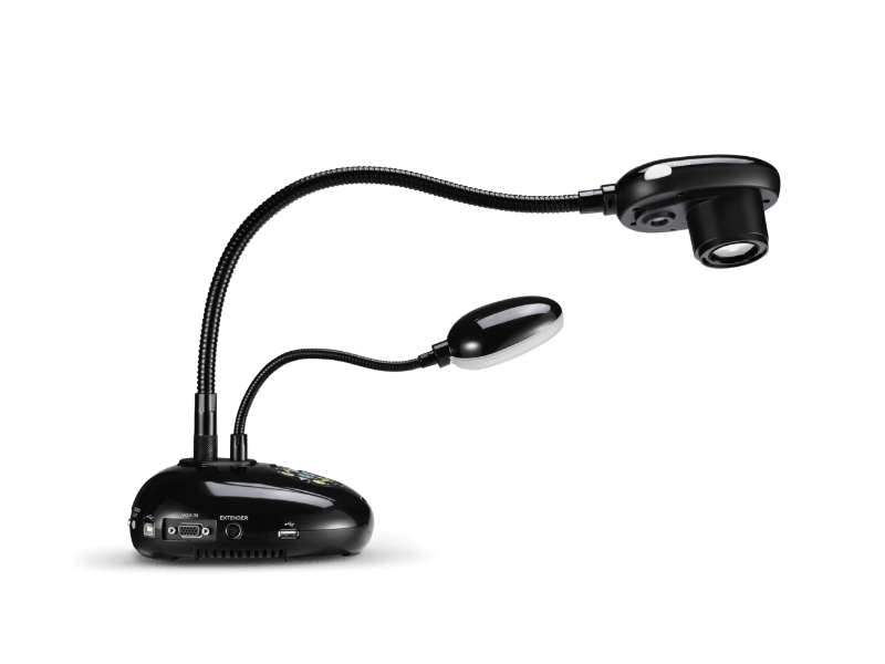 Lumens PC193 Ladibug Document Camera, 20× Zoom, 30 fps, HDMI Pass‑Through, 4 TB USB Storage, Black