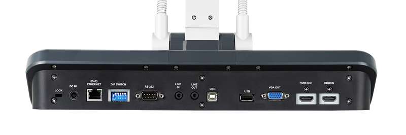 Lumens PS753 4K Desktop Document Camera with 300x zoom, HDMI, VGA, USB, and IP streaming